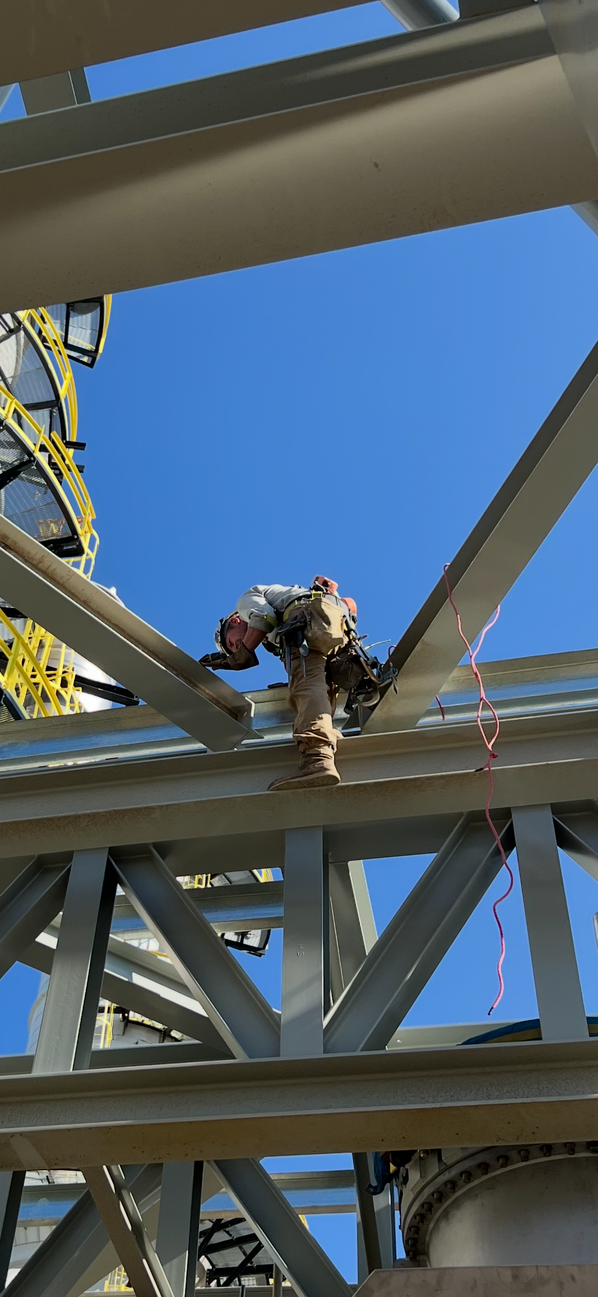 Steel crew at work